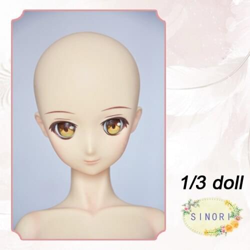 Estartek 1/3 Silicone Customized Sinori Head Sculpt for DDL DDM BJD Doll DIY