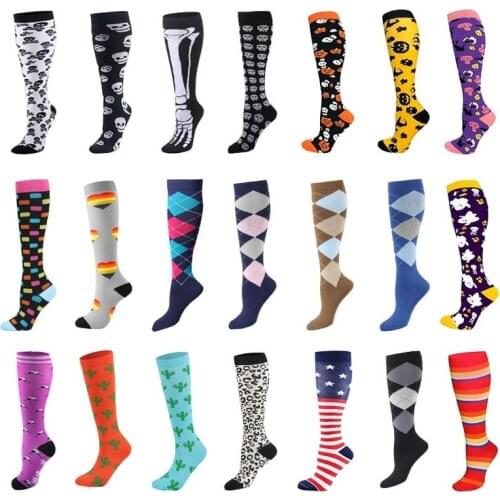 European and American sports compression socks for men and women outdoor cycling climbing fitness football socks mens socks