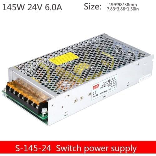 Switching power supply S-145W-24V6.1A centralized power supply AC to DC DC output surveillance camera
