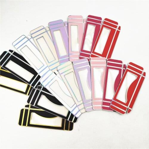 Pretty Packaging Newes 50/100pcs Carton Paper Packing Box for 25mm long EyeLash Wholesale Bulk Cheap Lashes Storage