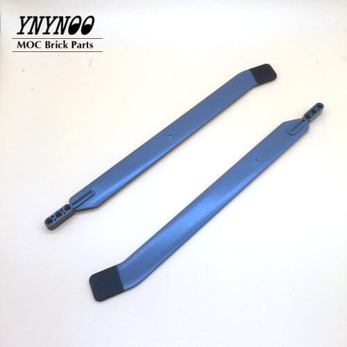 3Pcs/lot High-Tech Rotor Blade 31L with Beam 3L with Black Rubber Tip Big Fan Blades 30.5x2.5cm MOC Building Blocks DIY Toys