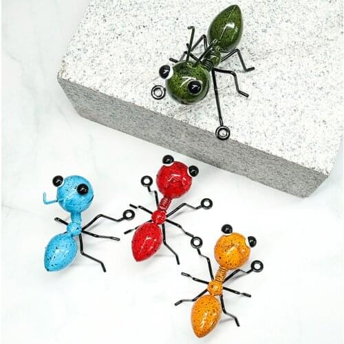 4PCS Ant Wall Decor Yard Fence Patio Hanging Ornaments Kids Room Sculptures