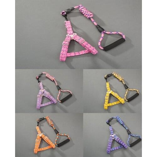 20 pcs/lot Dog Leash Collar Small Medium Large Dogs Nylon Walking Dog Leash Outdoor Security Training Dog Harness Free Shipping