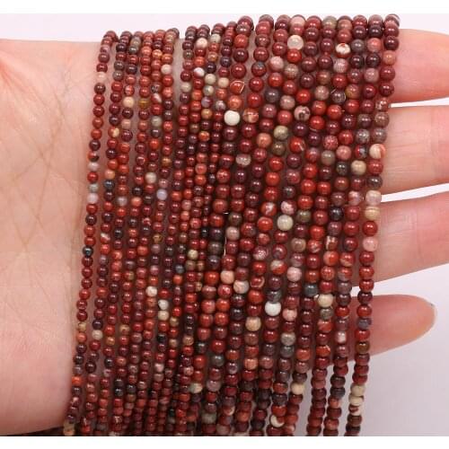 Wholesale Loose Red Bonus Stone Beads 2-4mm Natural Stone Beads for Trending Jewelry Making DIY Necklace Bracelet