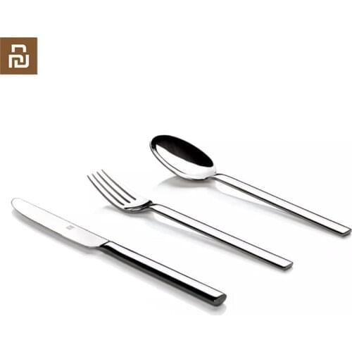 Original Huohou Stainless Steel Cutlery Set, Knife, Fork, Spoon, Multi-purpose Tableware, Restaurant, Home Kitchenware