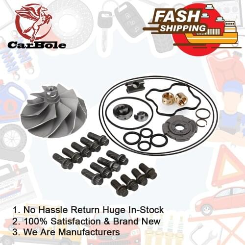 Powerstroke 7.3L Turbo Repair Kits+Billet Wheel +Upgraded Rebuild Repair Kit For Ford 94-03 Turbocharger Parts