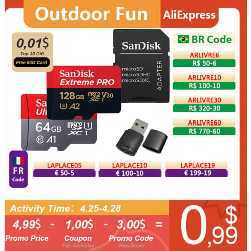 SANDISK 256GB Micro SD 128GB Memory Card 64GB 32GB Micro SD Card SD/TF Flash Card 16GB 512GB 1TB 200GB 400GB Microsd for Phone