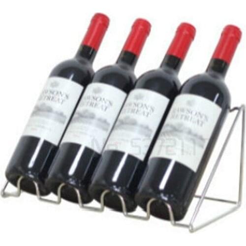 Iron Creative European Household Red Wine Rack Wine Display Bracket Wine Counter Alcohol Bottle Arrangement Simple Iron Holders