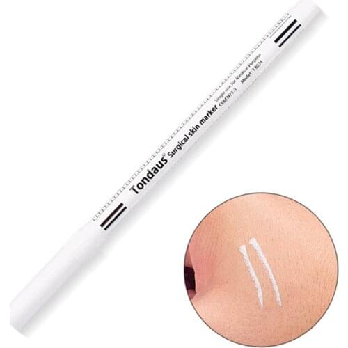 1Pcs Fashion White Tattoo Skin Marker Pen Eyebrow Tools Eyeliner Pen Permanent Scribe Makeup Surgical Microblading Accessories