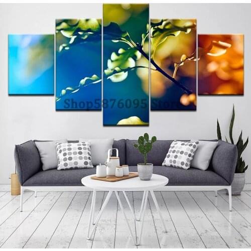 5pcs Plants Gold Green Diamond Painting Full drill Square Round 5d Diy diamond Embroidery Leaves Diamond Crystal Painting TT5706