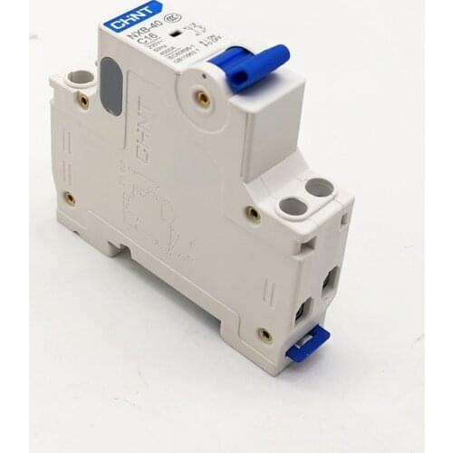New CHINT Circuit Breaker NXB-40 1P+N C6A 10A 16A 20A 25A 32A 40A 4.5KA Mini Circuit Breaker DPN