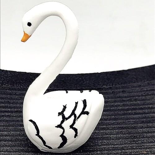 C1209 swan 3D split mold stereo aromatherapy plaster decoration silicone chocolate mould