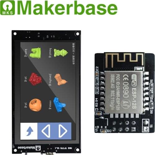 7.0 inch display MKS TFT70 touch screen smart display controller wifi wireless Control preview gcode for DIY 3d printer parts