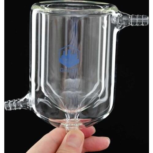 Double-layer beaker 200ml jacketed beaker photocatalytic reactor