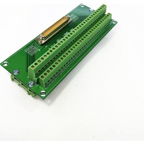 D-SUB DB62 Male Header Breakout Board, Terminal Block, Connector