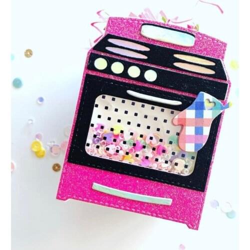 KSCRAFT Oven Shaker Metal Cutting Dies Stencils for DIY Scrapbooking Decorative Embossing DIY Paper Cards