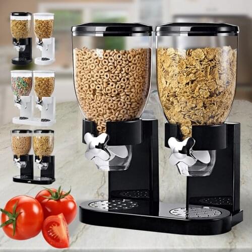 Multifunctional Cereal Dry Food Dispenser Storage Container Pasta Candy Nuts Dispense Machine Household Kitchen