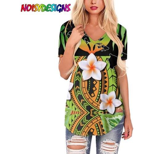 NOISYDESIGNS Floral Tattoo Tropical Flower Tribal Brand Design 2021 Vintage Blouse for Womens Short Sleeve Tops Shirt Plus Size