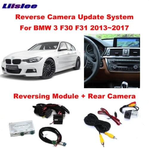 Original Screen Monitor Update For BMW 3 F30 F31 2013-2017 NBT System Reverse Module Rear View Camera Decoder Track Box