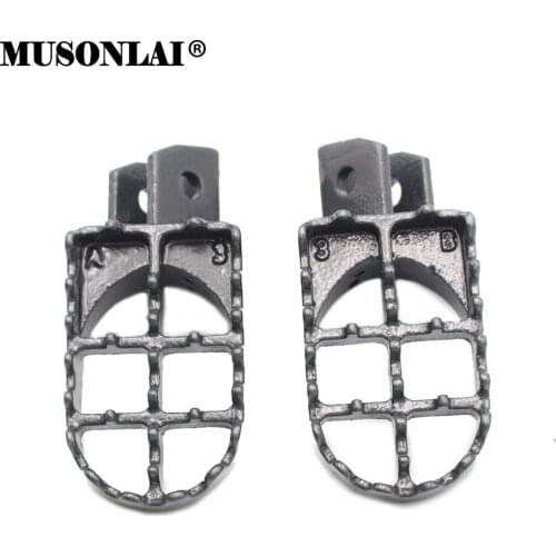 Motorcycle Foot Pegs Motocross Footrests Foot Rest For Yamaha TW200 1987-2012 TTR90 2000-2003 PW80 1983-2006 PW50 1981-2012
