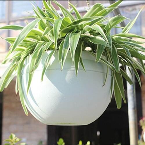 Hanging Planter Imitation Flowerpot Resin Water Storage Plant Chlorophytum Pot Permeable Type Home Gardening Plant Tools
