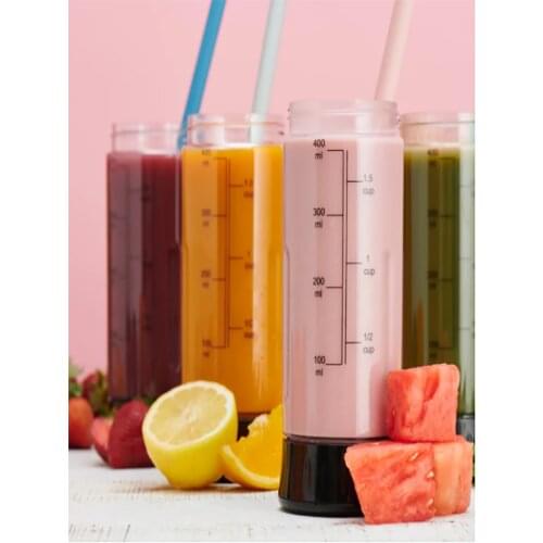 Big Capacity Portable Juice Blender, High-Efficiency Squeeze Juicers, Durable Quality Fruit Mixers with Safety Interlock Device