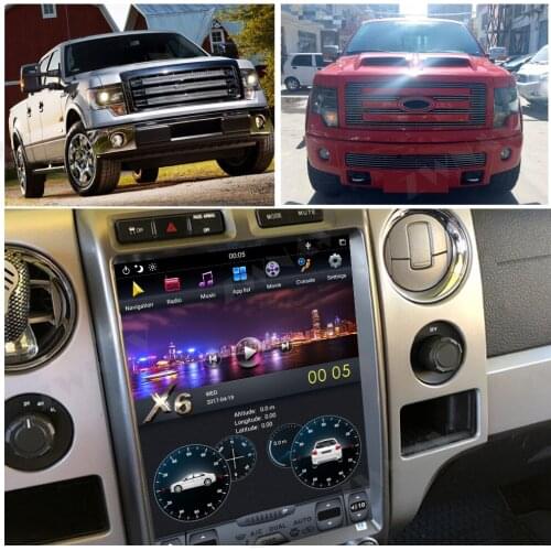 1 DIN Tesla Screen Android Stereo GPS Player For Ford F150 2009 2010 2011 2012 2013 2014 Music Auto Audio Radio Video Head Unit