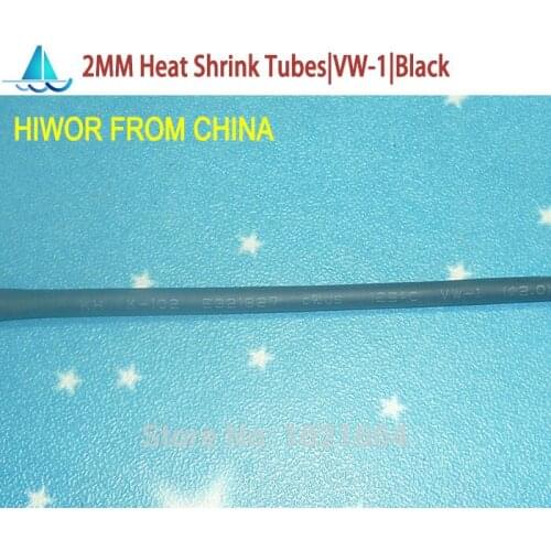 20meters/lot 2MM Heat Shrink Tubes Shrinkable Tubing Insulation Sleeving