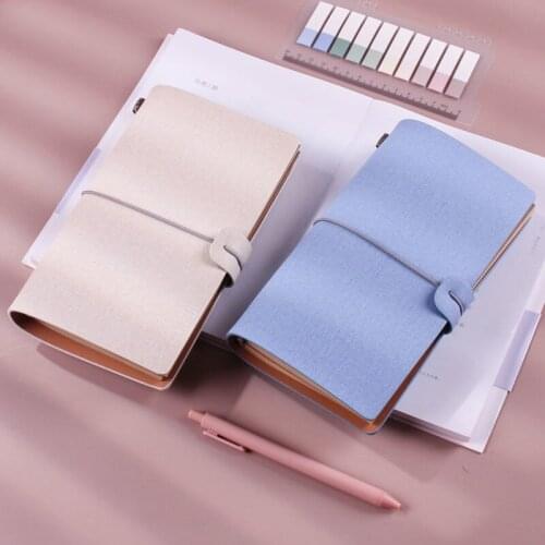 TN Retro Hand Ledger Japanese Notebook Travel Loose-leaf Detachable Simple Diary Small Fresh Notebooks for Students