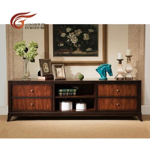 TV cabinet modern table living room furniture TV rack cabinet design WA379
