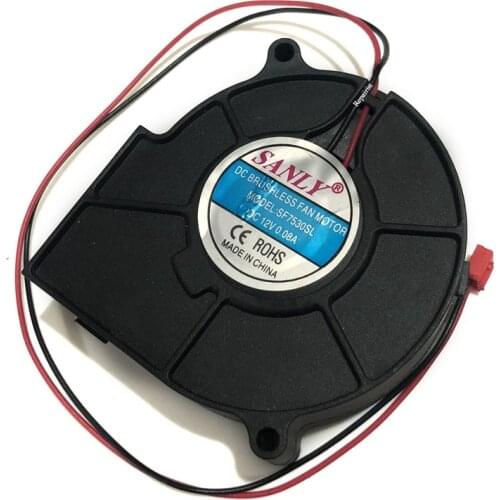 Blower cooler cooling fan SANLY SF7530SL DC BRUSHLESS FAN MOTOR 0.08A 12V