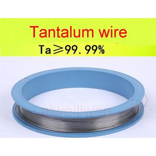 0.2mm 0.5mm 0.6mm 0.8mm 1mm diameter high-purity tantalum wire small-diameter ta wire tantalum capacitor Scientific research
