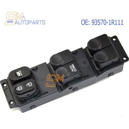 High Quality Power Window Main Switch 93570-1R111 For 2011-2017 Hyundai Accent Solaris 935701R111