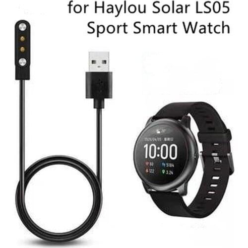 1Pc Smart Watch Dock Charger Adapter Magnetic USB Charging Cable Cord Wire for Haylou Solar LS05 Sport Smart Watch