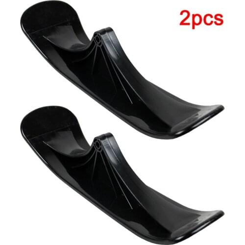2PCS Practical Sled Durable 2 In 1 Winter Direct Fit Black Scooter Parts Outdoor Replacement Practical Universal Ski Board