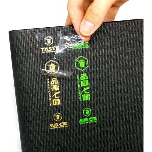 Custom 3d Metal Stickers UV Transfering Stickers LOGO Electroformed Adhesive UV Transfer Labels