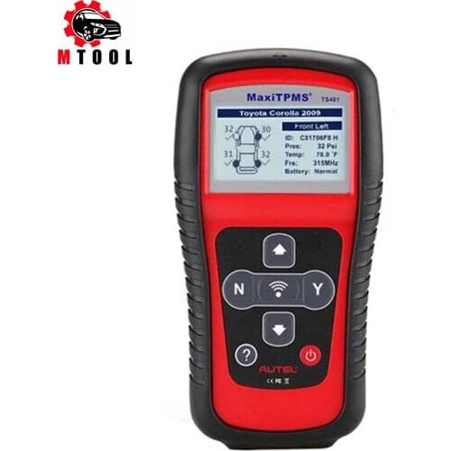 Autel MaxiTPMS TS401 Tire Pressure Monitoring System OBD2 TPMS Diagnostic Scanner Tool Activate 315 433MHZ Sensor Programming