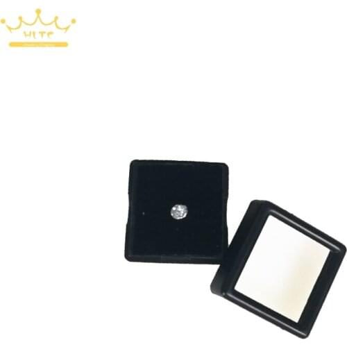 Free Shipping 5pcs Plastic Square Diamond Box Jewelry Beads/Stud Earring Display Box Case Showcase