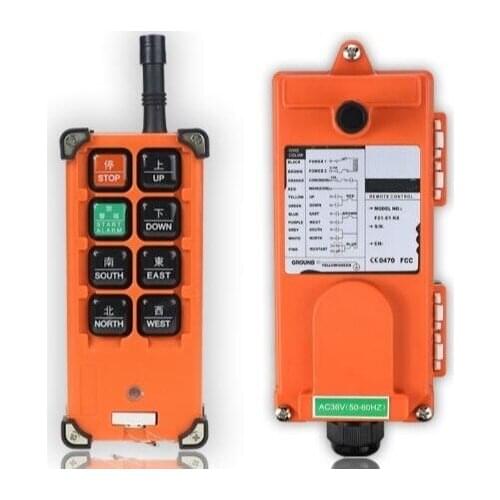 Free Shipping F21-E1B 24V 1PC transmitter 1PC receiver Motor control button Hoist crane remote control wireless radio Uting