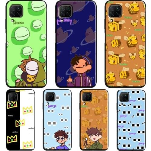Dream smp symbols Case For Huawei P40 P30 P20 Mate 20 Lite P Smart Z 2019 2021 Nova 5T Honor 20 Pro 9X 8X