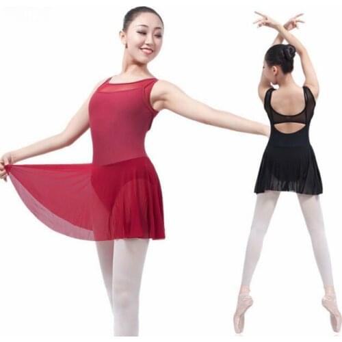 Black Sexy Gymnastics Leotard For Dance Hollow Adult Ballet Leotards Stage Performance Dress Ballet Bodysuit Dancing Costume