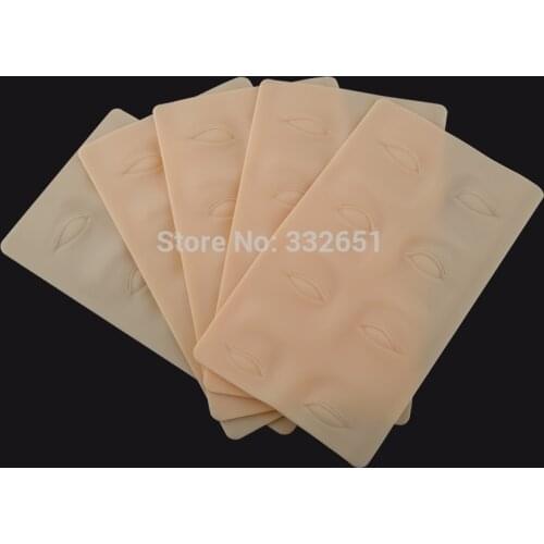 CHUSE Permanent Makeup Eyebrow lips Tattoo Practice Skin Training Skin Set For Beginners