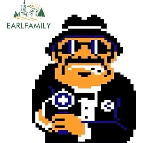 EARLFAMILY 13cm x 10.5cm for Hogans Alley Car Stickers Creative Decals JDM Accessories Trunk Skateboard Waterproof DIY Goods