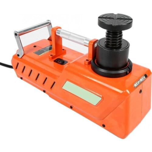 Electric trailer jack, Fydun DC12V 15T Alloy steel Car Electric floor jack Orange hydraulic lifting kit for car Van Truck SUV Ti