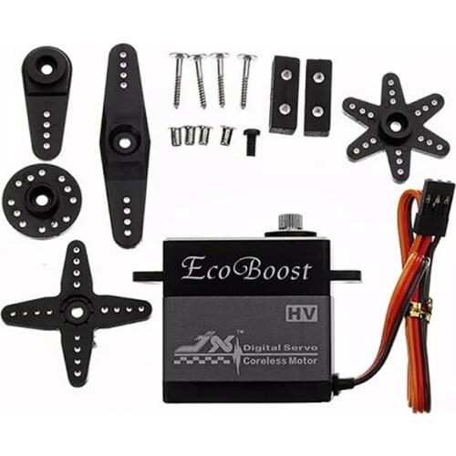 JX CLS-6327HV 27kg High Torque High Pressure Hollow Cup Coreless Servo Metal Gears for DIY RC Model Drone Parts