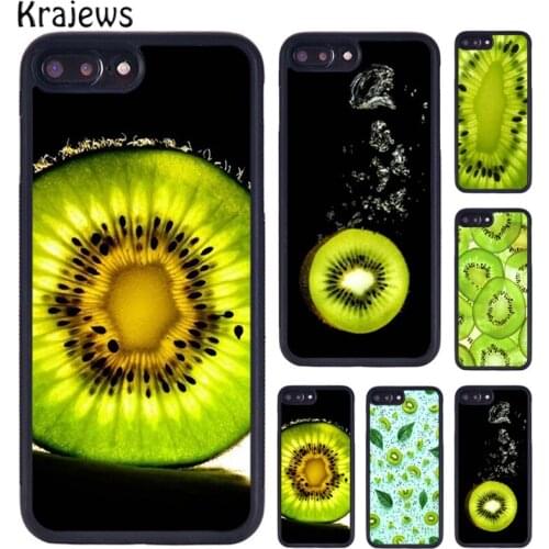 Krajews Kiwi Summer Fruit Coque Accessories Phone Case For iPhone 6 7 8 Plus 11 12 Pro X XR XS Max Samsung Galaxy S7 S8 S9 S10