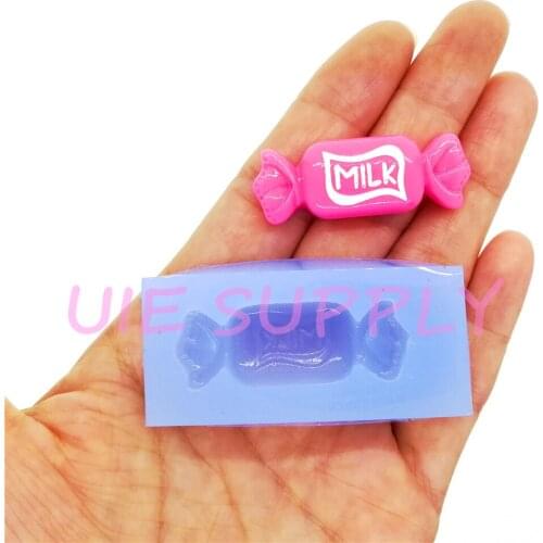 KYL211U 39.6mm x 13.7mm MILK Candy Silicone Mold Fondant Cake Decoration Craft Chocolate Resin Clay Necklace Pendant FOOD SAFE