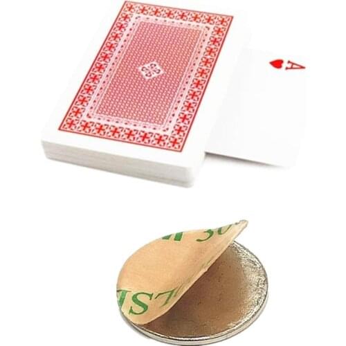 Magnet 10*0.4mm/10*0.5mm Accessories Close up Magic Tricks props gimmicks Illusions Magic Card Magia 3M with glue
