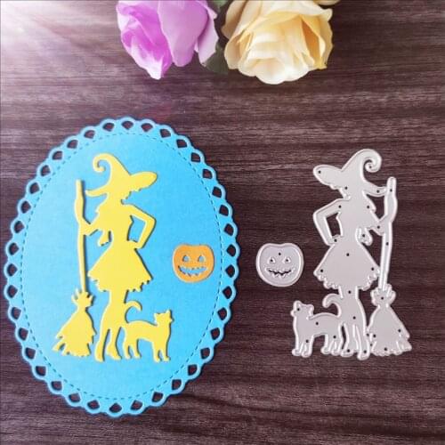 Halloween Metal Cutting Dies for DIY Scrapbooking Album Paper Cards Decorative Crafts Embossing Die Cuts