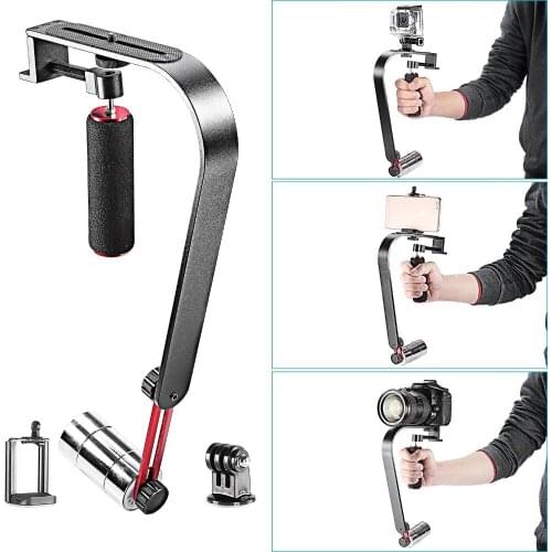 Neewer Handheld Video Stabilizer Digital Compact Camera Holder Motion Steadicam For Canon Nikon Sony Gopro Hero Phone DSLR DV